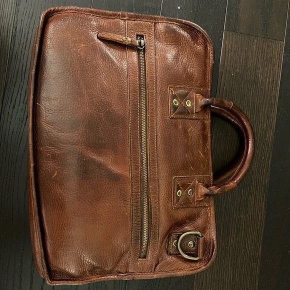 Will Leather Goods - Men's Hank Portfolio Briefcase, Brown